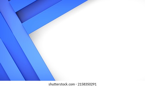 Blue Bstract Art For Composition Empty Space 4k Background 3d Illustration Rendering