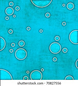 Blue bubbles background