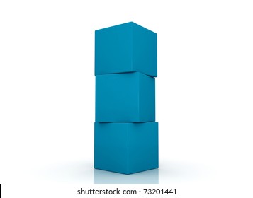 Blue Building Blocks