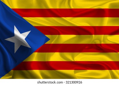 Blue Catalan independence flag