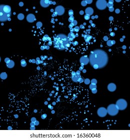 blue circles background