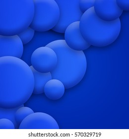 Blue Circles Background