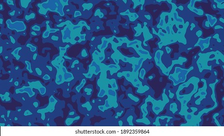 Blue Color Military Uniform Texture Stock Illustration 1892359864 ...