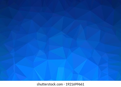 Blue Color Of Polygon Background