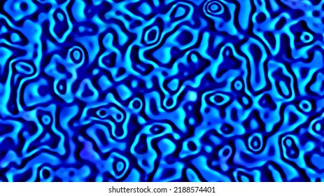 Blue Cyan Liquid Grunge Abstract Background Texture. CRT Contrast Effect. Suitable For Social Media, Presentation, Poster, Backdrop, Wallpaper, Website, Poster, Online Media, Etc.