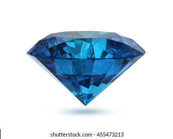 blue and white diamond