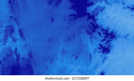 Blue Digital Elevation Model Wallpaper Background