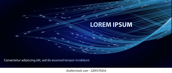Blue digital technology background