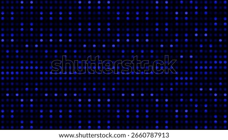 Blue dot light digital technology background