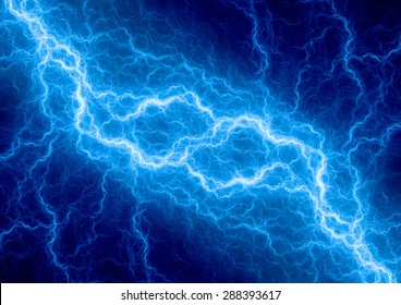 Blue Fantasy Lightning Cool Electrical Background Stock Illustration ...