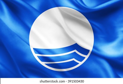 Blue Flag Of Silk 