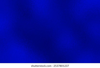 Blue foil texture gradient background glass effect. Light blue color texture. Bright abstract pattern. Neon metallic background. Metal effect foil. 
