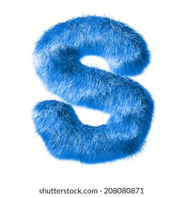 Blue Fur Alphabet