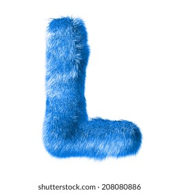 Blue Fur Alphabet