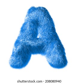 Blue Fur Alphabet