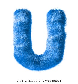 Blue Fur Alphabet