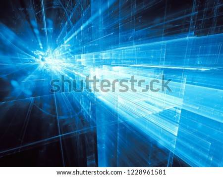 Royalty Free Stock Illustration Of Blue Future Technology Science