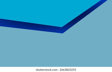Blue Geometric Abstract Background Pattern