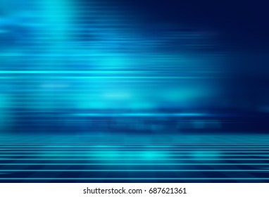 blue geometric abstract technology and science background