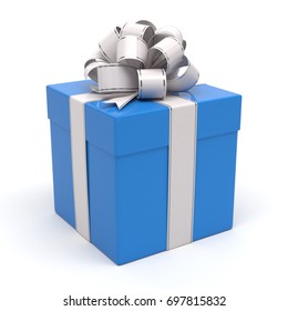 Blue Gift Box.