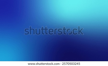 Blue gradient texture background with grainy grain effect illustration