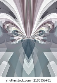 Blue, Gray, And Crimson Abstract Effect Princess, Fantasy Background.