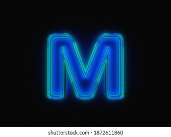 676 Neon Blue Letter M Images, Stock Photos & Vectors | Shutterstock