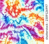 Blue, green and red spiral tie dye pattern abstract background. Swirl colorful tie dye pattern abstract abstract texture .