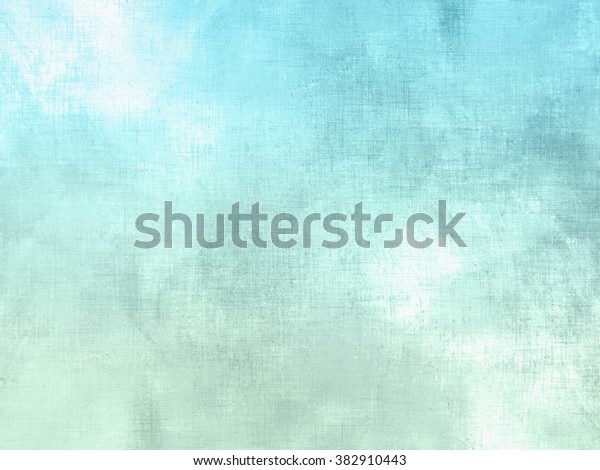 青の緑の水の色の背景パステル 抽象的な柔らかい空のテクスチャーと雲 のイラスト素材