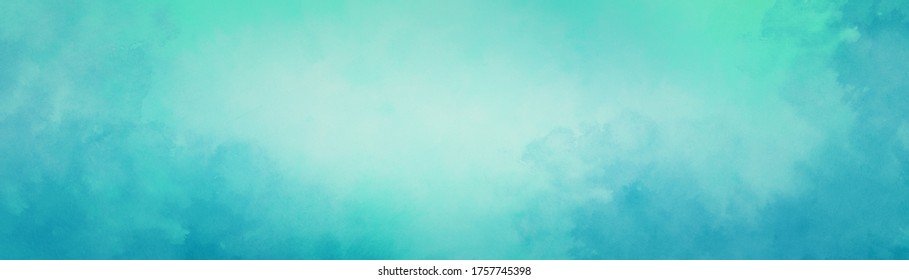 Blue Green Watercolor Background Texture Abstract Stock Illustration