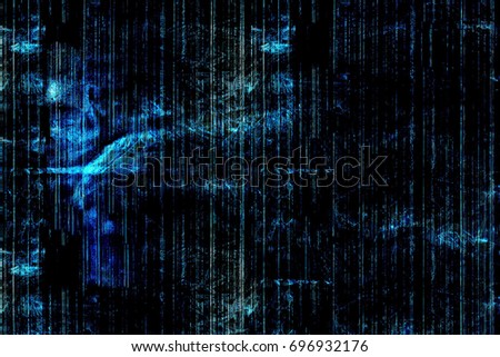 Blue grunge background dark. Texture of an old worn out surface. Texture, creating a horror background. Vintage dirty background