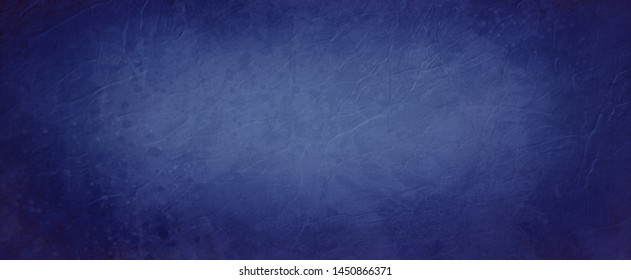 Blue Grunge Background Texture With Old Vintage And Elegant Abstract Black Vignette Border Design With Paint Spatter And Crackled Lines