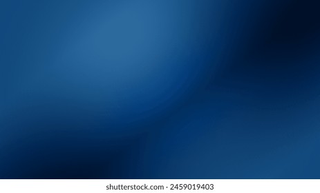 Blue horizontal gradient background Abstract diagonal color dark blue raster. Aspect ratio 16 to 9. Digital art. Desktop wallpaper. Graphics