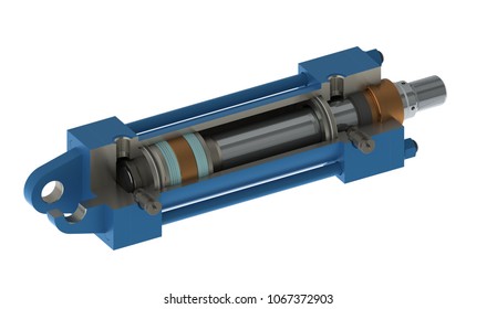 728 Hydraulic cylinder Stock Illustrations, Images & Vectors | Shutterstock