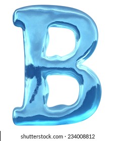 Blue Ice Alphabet Letter B Stock Illustration 234008812 | Shutterstock