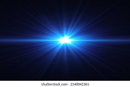 blue inspiration, flash effect background