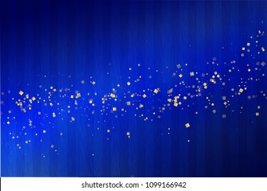 Blue Japanese paper and gold leaf background

