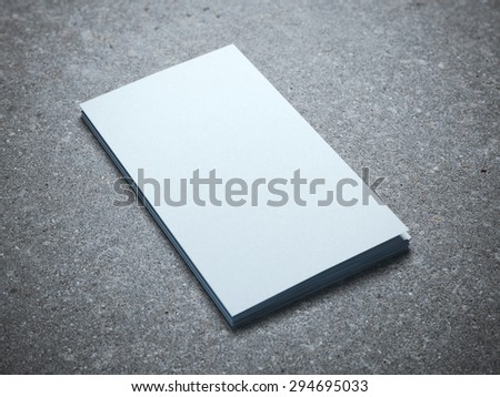 Blue leaflet