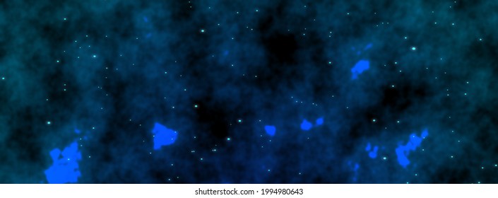 blue light embers particles over black background. 
Fire sparks background. 
Abstract dark glitter fire particles lights.