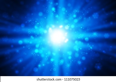 Blue Light Star Background Stock Illustration 111075023 | Shutterstock