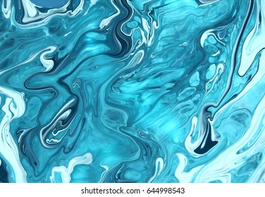 Blue Marble Design Color Mix Stock Illustration 644998543