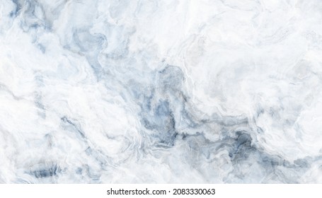 Blue marble pattern. 2d illustration. Abstract texture and background