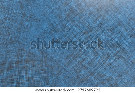Blue Metallic Texture with Cross-Hatch Pattern and Brushed Surface Effect