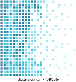 Similar Images, Stock Photos & Vectors Of Fading Pixel Pattern. Blue 