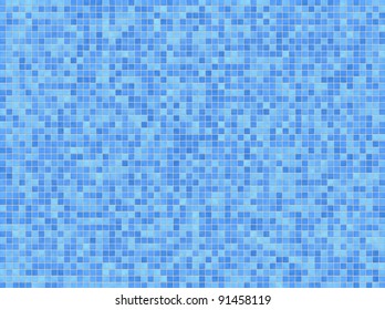 Blue Mosaic Background