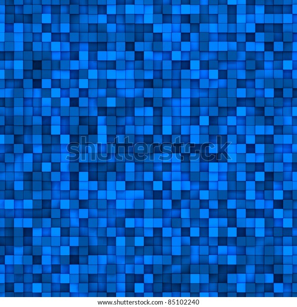 青いモザイクタイル 抽象的なカラフル背景 のイラスト素材