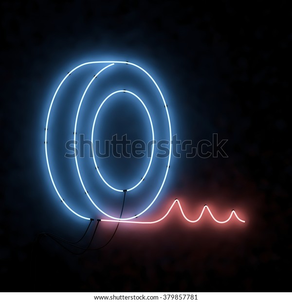 Blue neon sign shop auto and motorcycle\
spare parts on a black background.\
