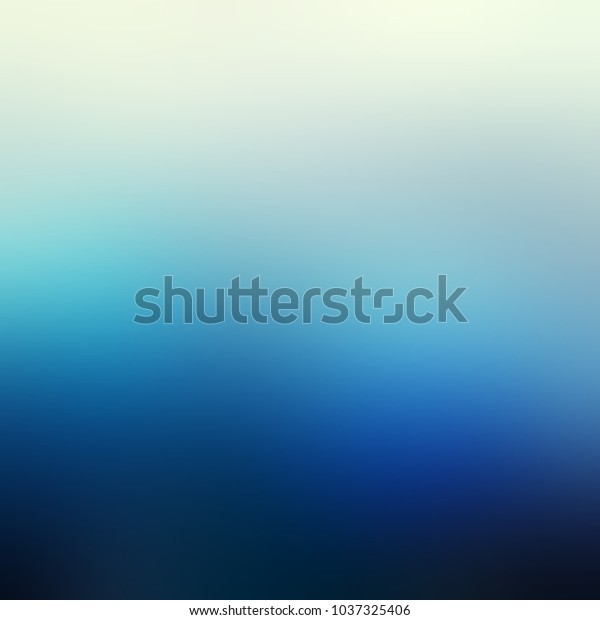 Blue Ombre Empty Background Light Dark Stock Illustration