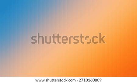 Blue to orange gradient background with vertical lines texture abstract