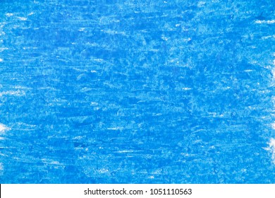 blue paint background.